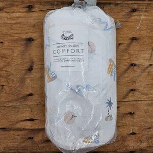 New Nest Designs Comfort Soft Blanket Pastel Waves Bamboo Jersey Small 43x55